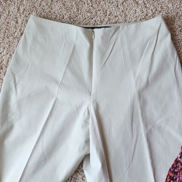 Ivory Fabrizio Gianni dress pants size 8 - Picture 3 of 4